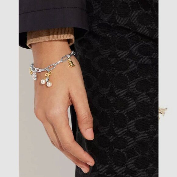 Coach Kisslock Cherry Charm Bracelet - Picture 2 of 3